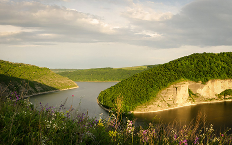 Днестр. Устье реки Тернавы
